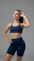 Bermuda Fitness Feminina HUPI Pulse Azul Marinho