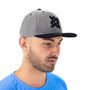 Bone HUPI Am6 Cinza e Preto