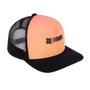 Bone HUPI Trucker Preto/laranja