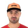 Bone HUPI Trucker Preto/laranja