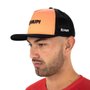 Bone HUPI Trucker Preto/laranja