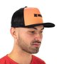 Bone HUPI Trucker Preto/laranja