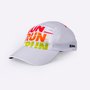 Boné para Corrida HUPI Run Run Run Branco
