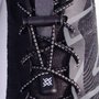 Cadarço Elástico HUPI Laces Preto com Duas Riscas Cinza