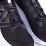 Cadarço Elástico HUPI Laces Preto com Duas Riscas Cinza