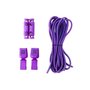 Cadarço Elástico HUPI LACES Roxo Risca Azul