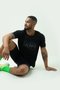 Camiseta Casual HUPI Mountains Preto