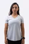 Camiseta Dry fit Feminina Cinza HUPI Smart