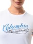 Camiseta Columbia Simply Scripted Branco Feminino