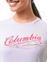 Camiseta Columbia Simply Scripted Lilás Feminino