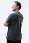 Camiseta HUPI Casual Chumbo Institucional