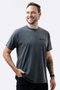 Camiseta HUPI Casual Chumbo Institucional