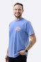 Camiseta HUPI Casual Lilás Mountain