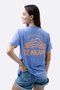 Camiseta HUPI Casual Lilás Mountain