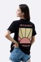 Camiseta HUPI Casual Preta HUPI Is On