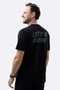 Camiseta HUPI Casual Preta Let's Go Racing