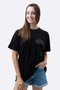 Camiseta HUPI Casual Preta Let's Go Racing