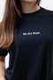 Camiseta HUPI Casual Preto Fosco We Are Hupi