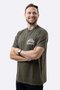 Camiseta HUPI Casual Verde Mountain