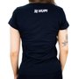 Camiseta HUPI Triple Feminina Babylook Preto