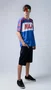 Camiseta Masculina HUPI Bike Naja Azul/Vermelho