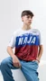 Camiseta Masculina HUPI Bike Naja Branco/Azul