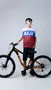 Camiseta Masculina HUPI Bike Naja Branco/Azul