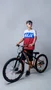 Camiseta Masculina HUPI Bike Naja Branco/Azul