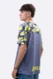 Camiseta Masculina HUPI Bike Naja Grafite/Amarelo