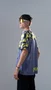 Camiseta Masculina HUPI Bike Naja Grafite/Amarelo