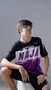 Camiseta Masculina HUPI Bike Naja Preto/Branco