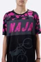 Camiseta Masculina HUPI Bike Naja Preto/Pink