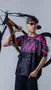 Camiseta Masculina HUPI Bike Naja Preto/Pink