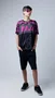 Camiseta Masculina HUPI Bike Naja Preto/Pink