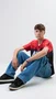 Camiseta Masculina HUPI Bike Naja Preto/Vermelho