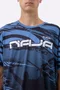 Camiseta Masculina HUPI Bike Naja V10 Azul e Preto