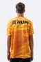 Camiseta Masculina HUPI Bike Naja V10 Laranja e Amarelo