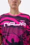 Camiseta Masculina HUPI Bike Naja V10 Pink e Preto