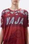 Camiseta Masculina HUPI Bike Naja Vermelho/Cinza