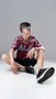 Camiseta Masculina HUPI Bike Naja Vermelho/Cinza