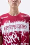Camiseta Masculina HUPI Bike STRIP Cereja
