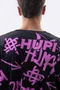 Camiseta Masculina HUPI Bike STRIP Preto e Pink