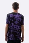 Camiseta Masculina HUPI Bike STRIP Preto e Roxo