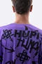 Camiseta Masculina HUPI Bike STRIP Roxo e Preto