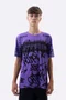 Camiseta Masculina HUPI Bike STRIP Roxo e Preto
