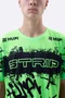 Camiseta Masculina HUPI Bike STRIP Verde e Preto