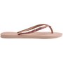 Chinelo Havaianas Slim Glitter II Rosa Ballet