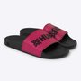 Chinelo HUPI Classic Slide Preto/Pink Grade