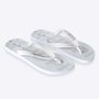 Chinelo HUPI Vibes Branco/Bege Grade