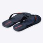 Chinelo HUPI Vibes Preto/Laranja Grade